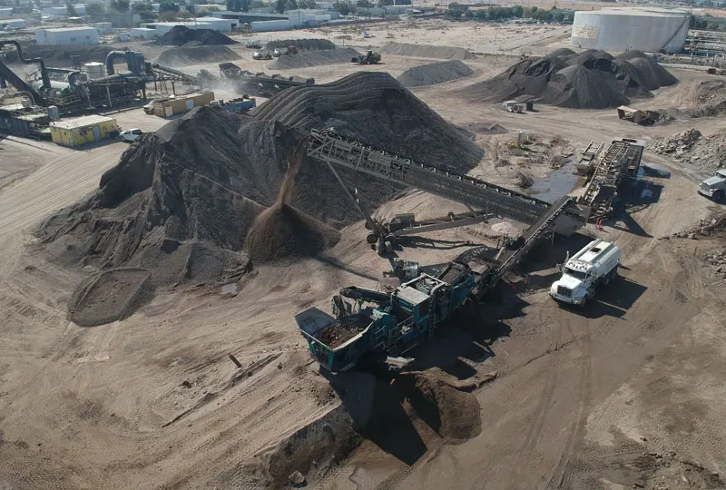 Asphalt Plant near North Paso Robles, California